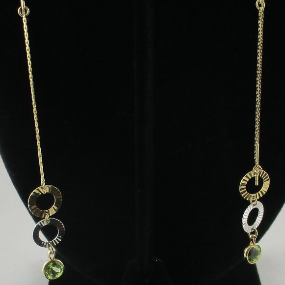 Victoria Wieck 14K Gemstone Threader Earrings - Picture 10 of 10